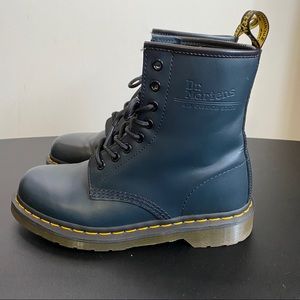 Navy Dr. Marten Boots